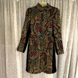 Sgt Pepper Paisley Button up Jacket gentle worn